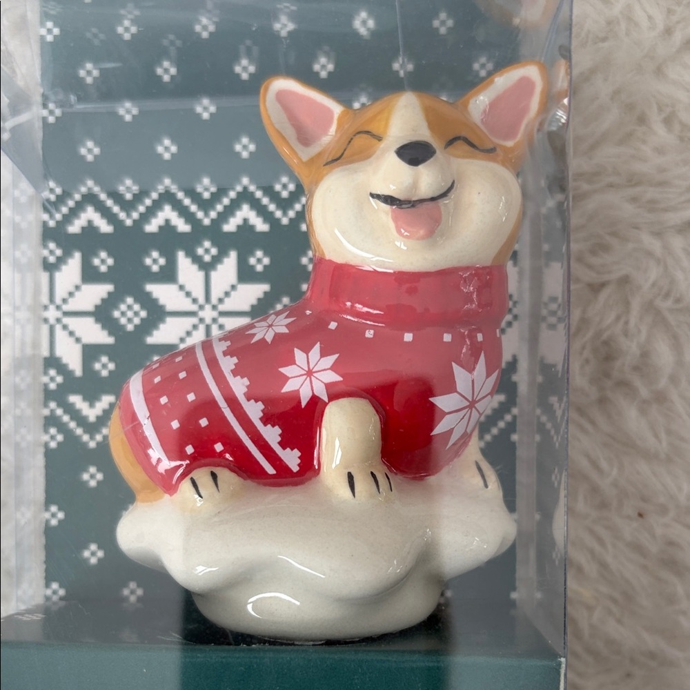 Corgi Ceramic Bottle Stopper